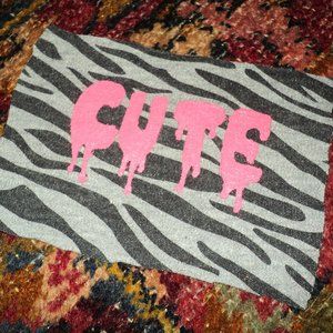💗2 FOR $6- Cute Zebra Print Scene Punk Patch💗 -MUST BUNDLE